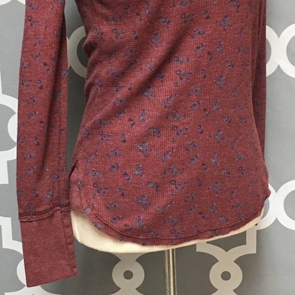 ❌SOLD❌ We The Free Floral Waffle Knit Thermal Top - Picture 4 of 8